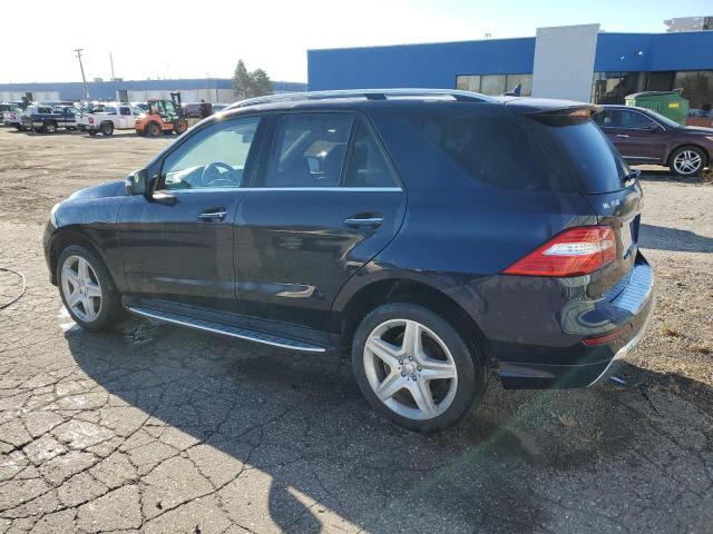 4JGDA5HB1EA371831 - 2014 MERCEDES-BENZ ML 350 4MATIC BLUE photo 2