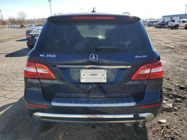 4JGDA5HB1EA371831 - 2014 MERCEDES-BENZ ML 350 4MATIC BLUE photo 6