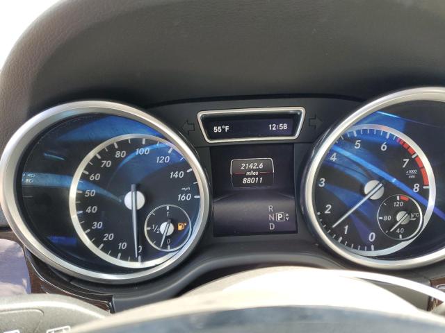 4JGDA5HB1EA371831 - 2014 MERCEDES-BENZ ML 350 4MATIC BLUE photo 9