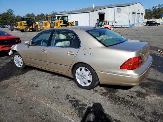 JTHBN30F820085459 - 2002 LEXUS LS 430 GOLD photo 2