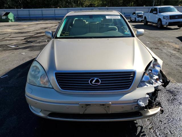 JTHBN30F820085459 - 2002 LEXUS LS 430 GOLD photo 5