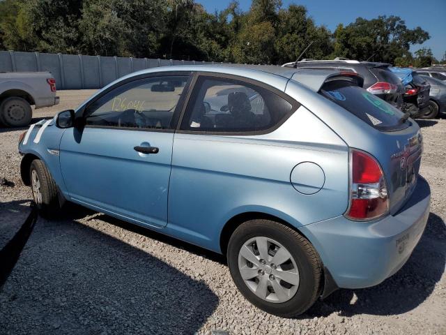 KMHCM3ACXAU163403 - 2010 HYUNDAI ACCENT BLUE BLUE photo 2