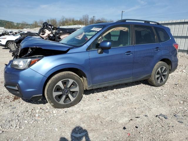 JF2SJARC3JH497297 - 2018 SUBARU FORESTER 2.5I LIMITED BLUE photo 1