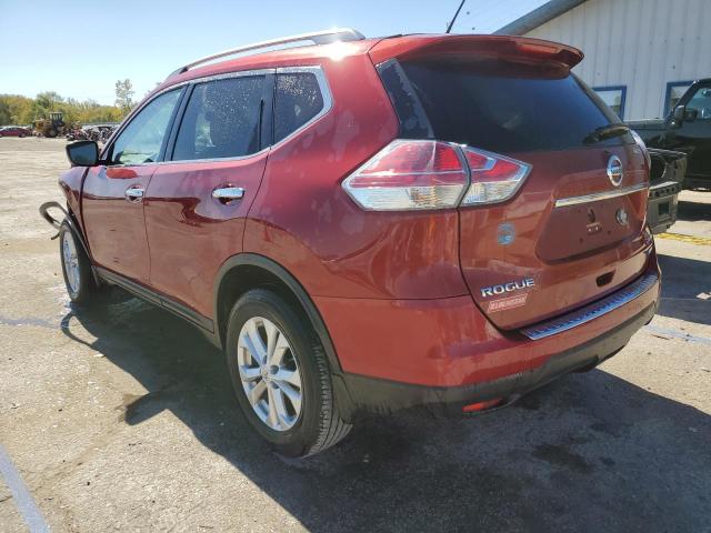 5N1AT2MV4EC858490 - 2014 NISSAN ROGUE S RED photo 2