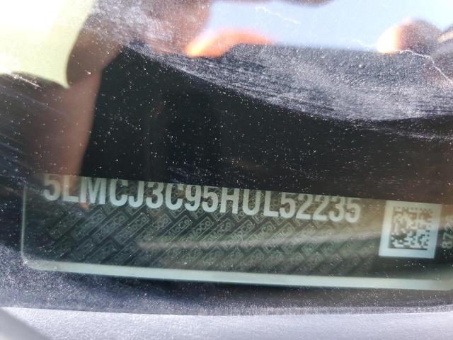 5LMCJ3C95HUL52235 - 2017 LINCOLN MKC RESERVE WHITE photo 12