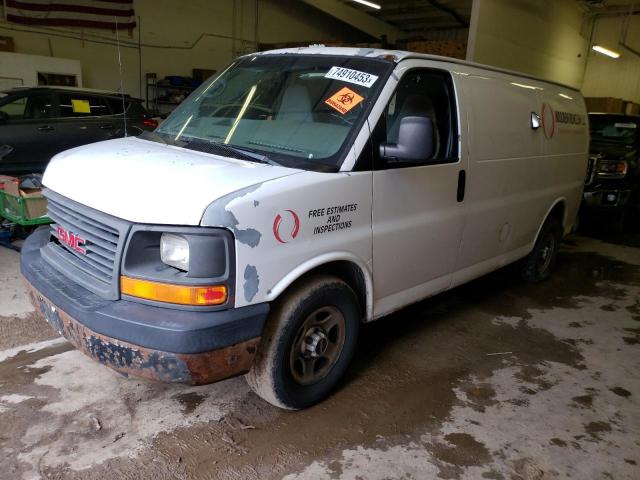 1GTFG15T861216082 - 2006 GMC SAVANA G1500 WHITE photo 1