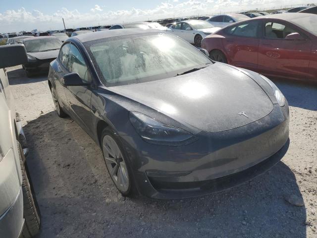 5YJ3E1EB3NF328634 - 2022 TESLA MODEL 3 CHARCOAL photo 4