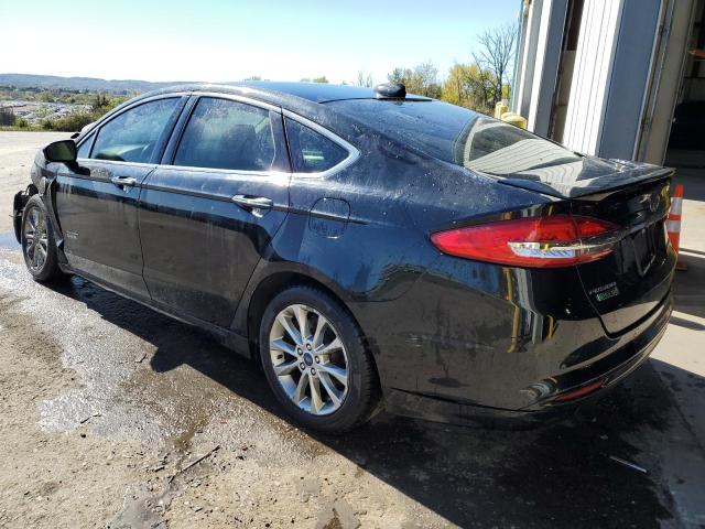 3FA6P0SUXHR160958 - 2017 FORD FUSION TITANIUM PHEV BLACK photo 2