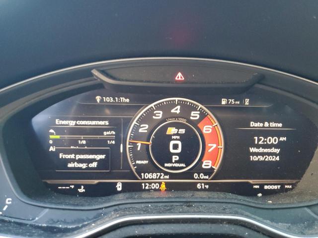 WAUC4CF50JA058382 - 2018 AUDI S5 PRESTIGE 黑色 照片 9