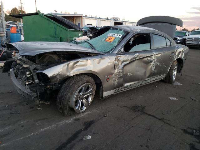 2C3CDXBG4CH215812 - 2012 DODGE CHARGER SE SILVER photo 1