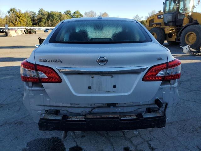 3N1AB7AP4FY303349 - 2015 NISSAN SENTRA S SILVER photo 6