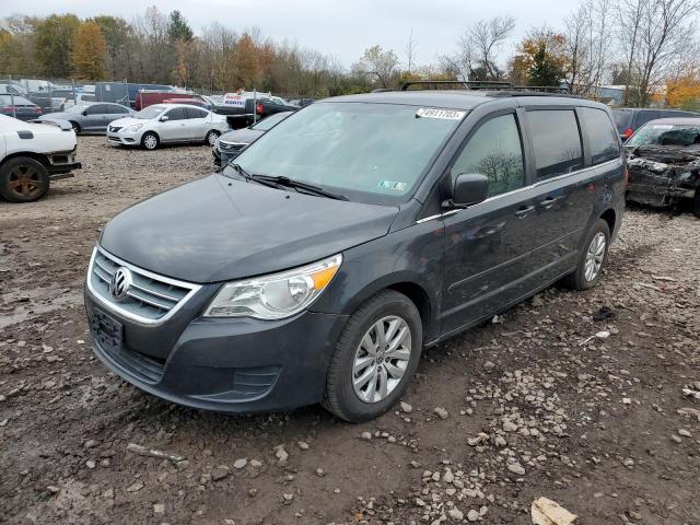 2C4RVABGXCR390284 - 2012 VOLKSWAGEN ROUTAN SE GRAY photo 1