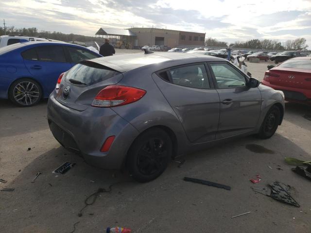 KMHTC6AD3CU039604 - 2012 HYUNDAI VELOSTER GRAY photo 3