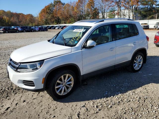 WVGSV7AX5HK008976 - 2017 VOLKSWAGEN TIGUAN WOLFSBURG WHITE photo 1