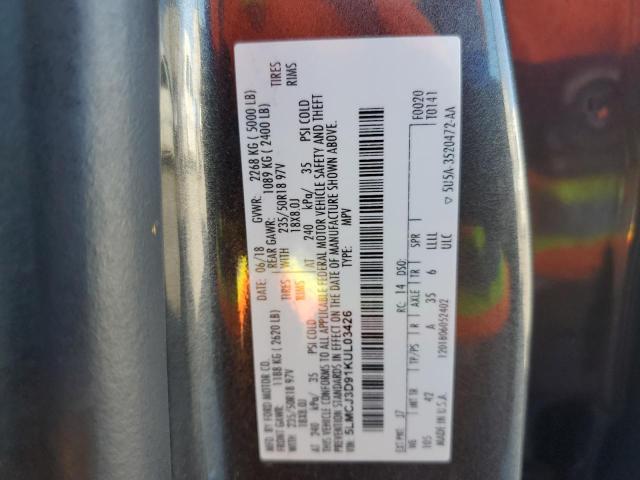 5LMCJ3D91KUL03426 - 2019 LINCOLN MKC RESERVE GRAY photo 14