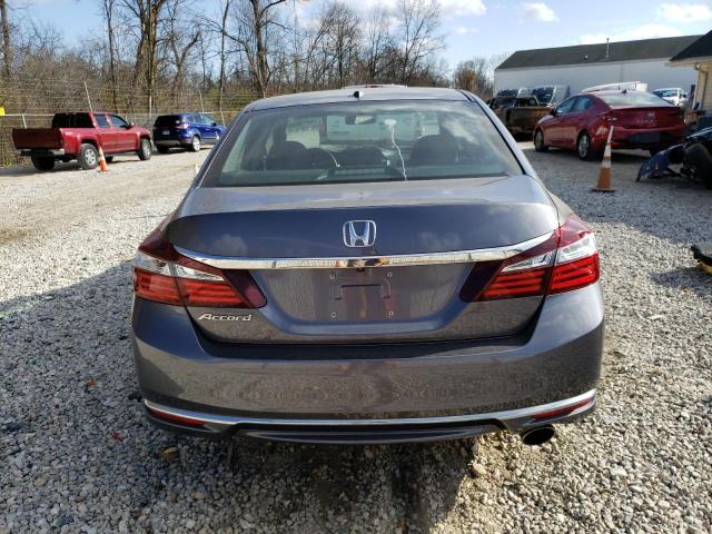 1HGCR2E78GA167717 - 2016 HONDA ACCORD EX GRAY photo 6