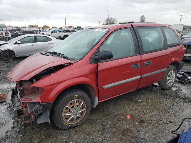 1D4GP25R56B737630 - 2006 DODGE CARAVAN SE RED photo 1