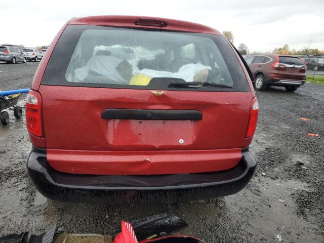 1D4GP25R56B737630 - 2006 DODGE CARAVAN SE RED photo 6