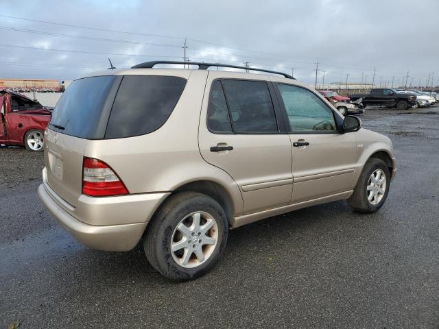 4JGAB72E41A282649 - 2001 MERCEDES-BENZ ML 430 TAN photo 3