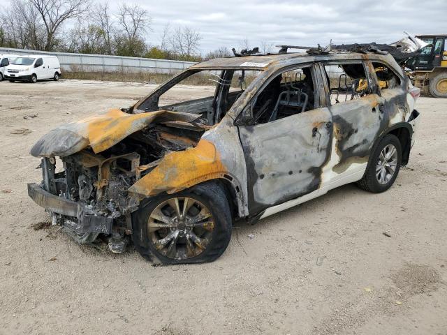 5TDJKRFH3FS136273 - 2015 TOYOTA HIGHLANDER XLE WHITE photo 1