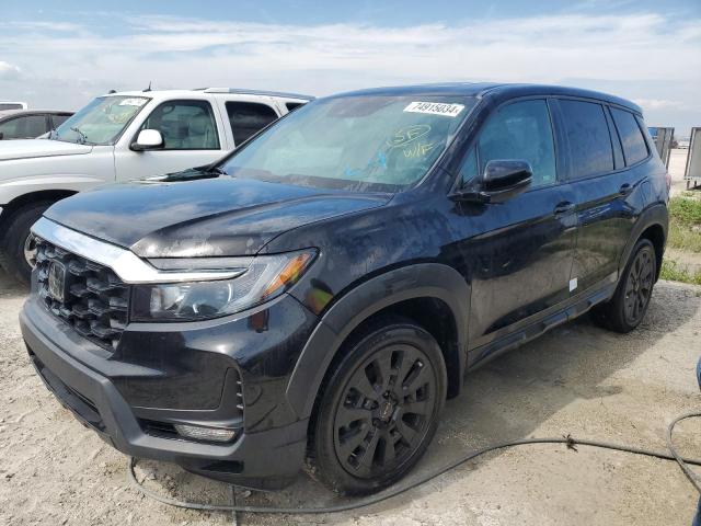 5FNYF7H54NB001025 - 2022 HONDA PASSPORT EXL შავი ფოტო 1