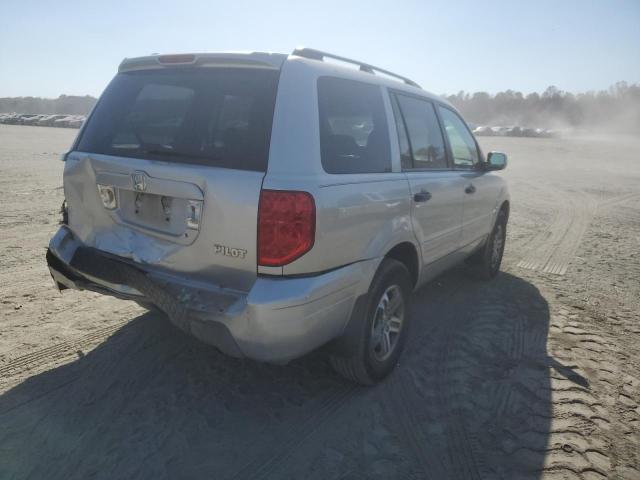 5FNYF18545B051002 - 2005 HONDA PILOT EXL SILVER photo 3