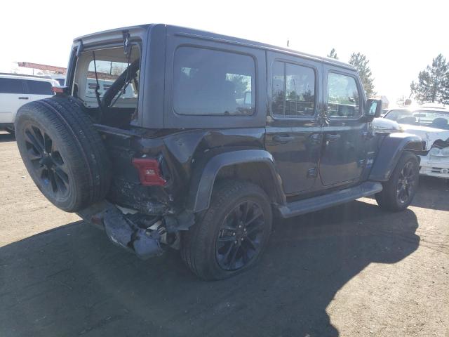 1C4JJXP66NW214449 - 2022 JEEP WRANGLER U SAHARA 4XE BLACK photo 3