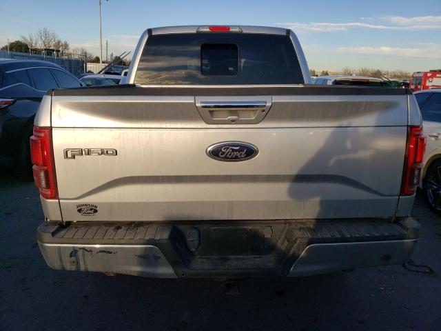 1FTEW1EF5HFA82985 - 2017 FORD F150 SUPERCREW SILVER photo 6