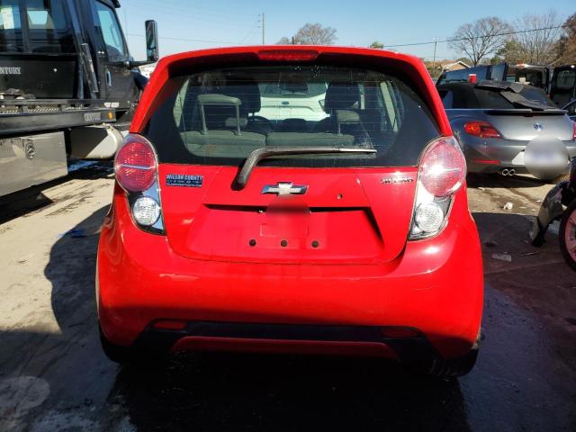 KL8CD6S94EC485998 - 2014 CHEVROLET SPARK 1LT RED photo 6