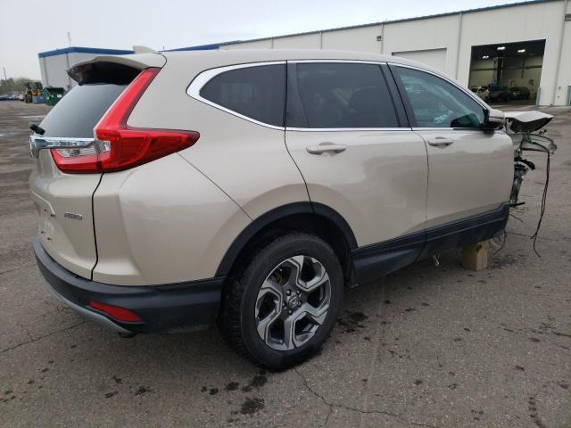 2HKRW2H50KH605854 - 2019 HONDA CR-V EX BEIGE photo 3