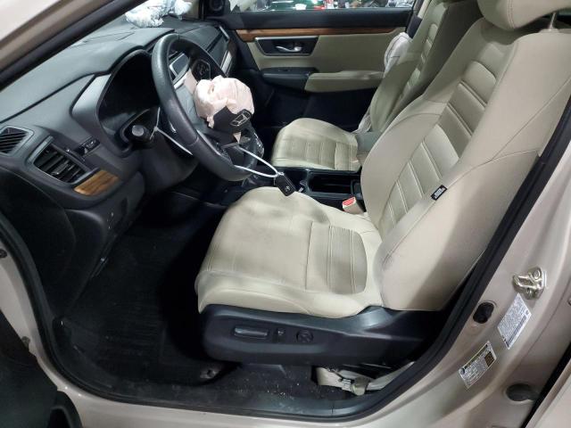 2HKRW2H50KH605854 - 2019 HONDA CR-V EX BEIGE photo 7