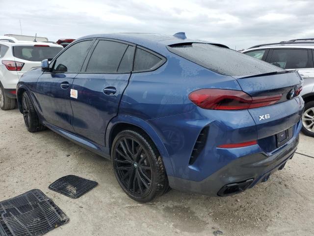 5UXCY4C01M9E76429 - 2021 BMW X6 SDRIVE 40I BLUE photo 2
