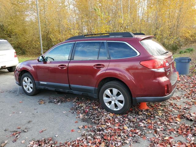 4S4BRBGC8B3353514 - 2011 SUBARU OUTBACK 2.5I PREMIUM MAROON photo 2