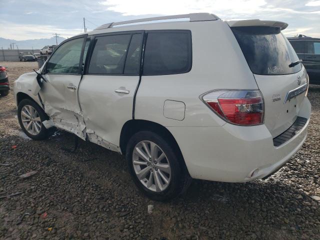 JTEEW41A182016593 - 2008 TOYOTA HIGHLANDER HYBRID WHITE photo 2