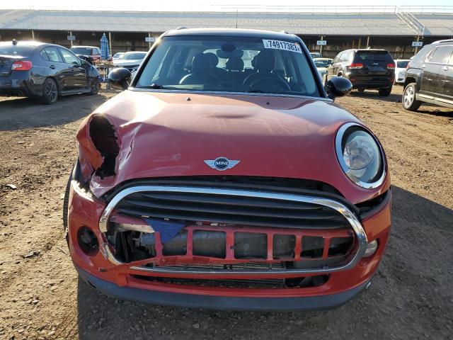 WMWXU1C51G2E16802 - 2016 MINI COOPER RED photo 5