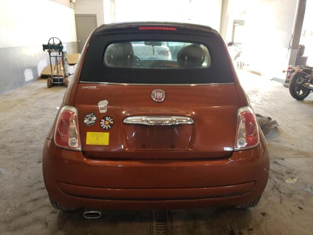 3C3CFFDR3FT500872 - 2015 FIAT 500 POP RED photo 6