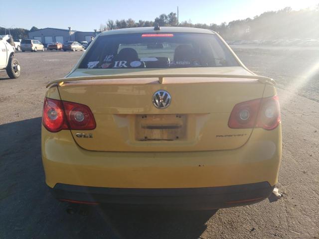 3VWWJ71K77M169727 - 2007 VOLKSWAGEN JETTA GLI OPTION PACKAGE 1 YELLOW photo 6