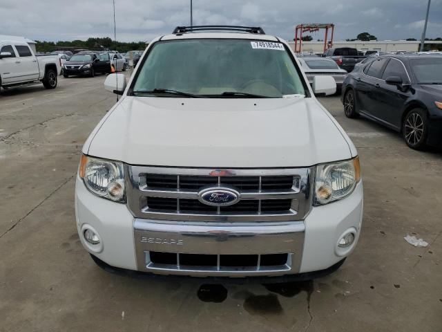 1FMCU0EG2CKC79222 - 2012 FORD ESCAPE LIMITED WHITE photo 5