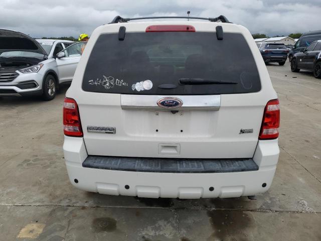 1FMCU0EG2CKC79222 - 2012 FORD ESCAPE LIMITED WHITE photo 6