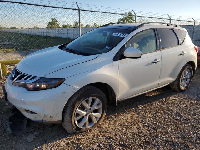 JN8AZ1MU4EW416574 - 2014 NISSAN MURANO S WHITE photo 1