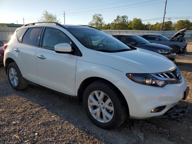 JN8AZ1MU4EW416574 - 2014 NISSAN MURANO S WHITE photo 4