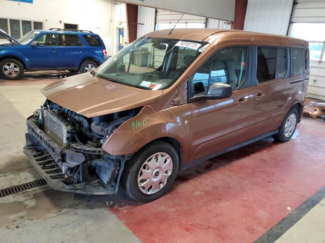 NM0GS9F74E1163332 - 2014 FORD TRANSIT CO XLT BROWN photo 1