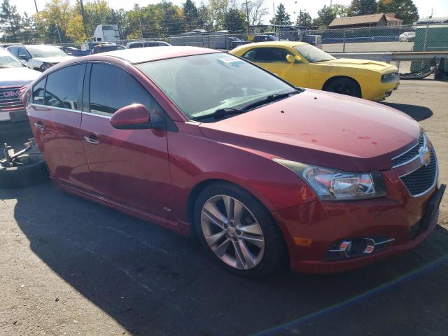 1G1PG5SB4E7296993 - 2014 CHEVROLET CRUZE LTZ RED photo 4