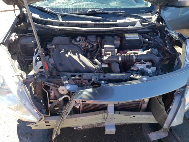 3N1CN7AP6JL859216 - 2018 NISSAN VERSA S GRAY photo 11