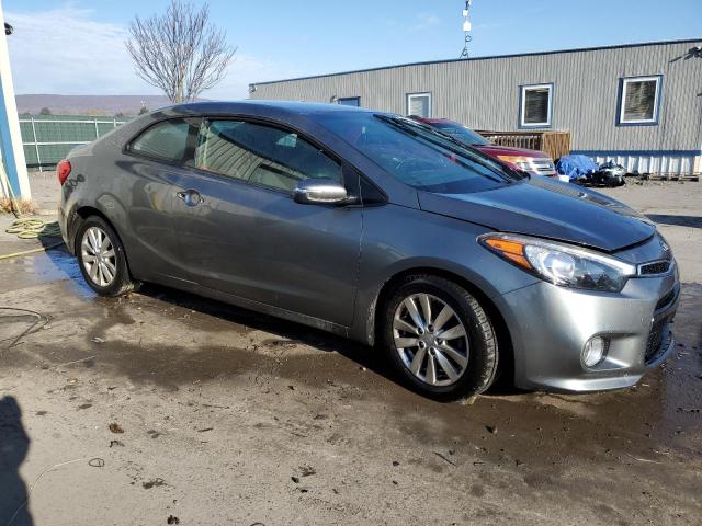 KNAFX6A85F5379339 - 2015 KIA FORTE EX GRAY photo 4