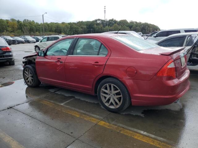 3FAHP0JG2CR388739 - 2012 FORD FUSION SEL RED photo 2