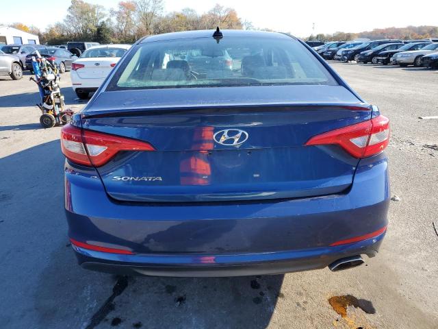 5NPE24AF0FH215867 - 2015 HYUNDAI SONATA SE BLUE photo 6