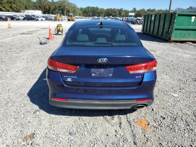 5XXGU4L35JG214854 - 2018 KIA OPTIMA EX BLUE photo 6