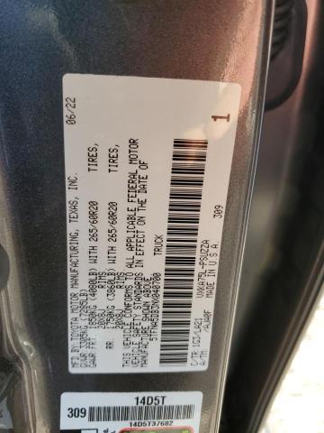 5TFNA5DB3NX040700 - 2022 TOYOTA TUNDRA CREWMAX PLATINUM Boz foto 12