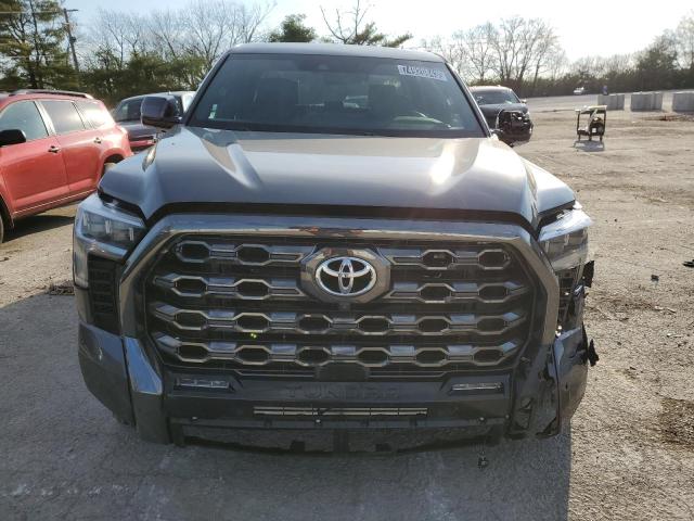 5TFNA5DB3NX040700 - 2022 TOYOTA TUNDRA CREWMAX PLATINUM GRAY photo 5